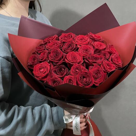 Bouquet of roses "Naomi 25 roses"