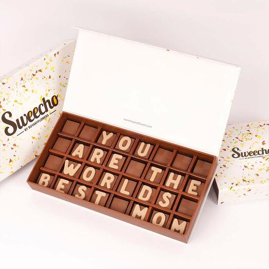 You Are The Worlds Best Mom Chocolates By Sweecho