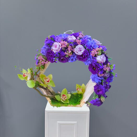 Elegant Purple Serenity Arrangement