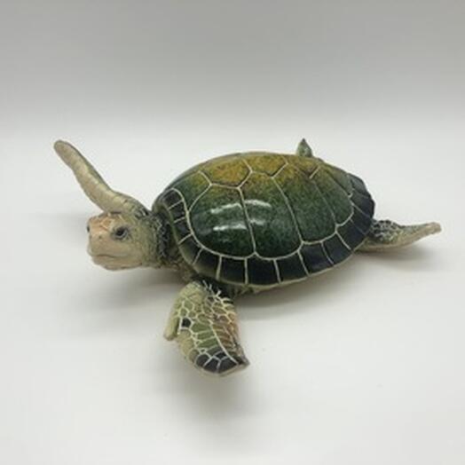 Turtle 20 cm green