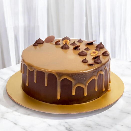 Chocolate Caramel Birthday?Anniversary Cake