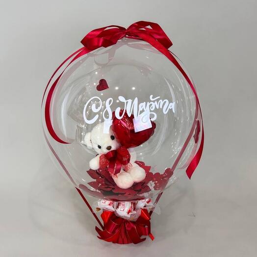 Bubble balls in a box