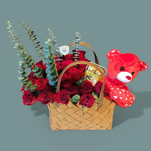 Love   Cuddles Basket