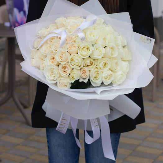 51 белая роза