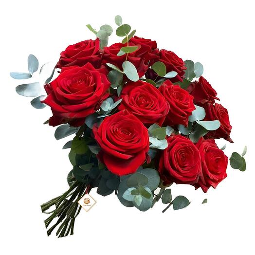 12 Red Roses Bunch