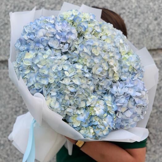 Hydrangeas bouquet Blues