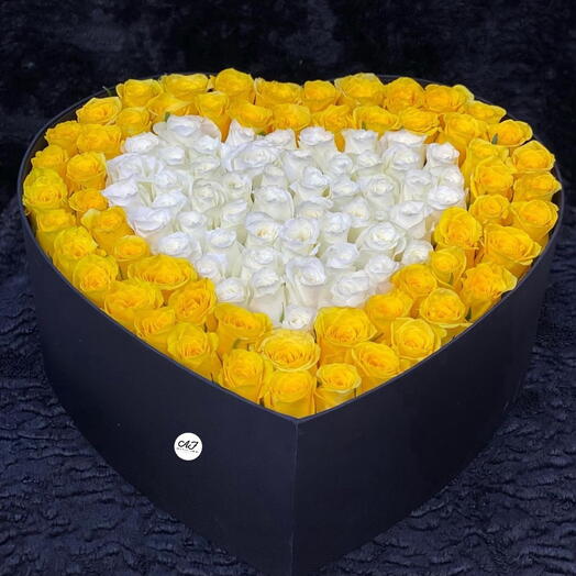 100Flowers heartbox