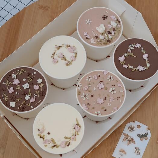 Набор торт в стакане cake to go 6 шт