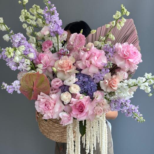 WOW букет в кашпо