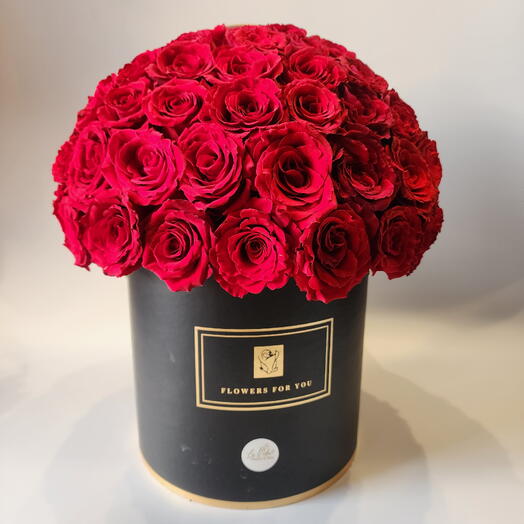 Forever Yours Red Rose Box