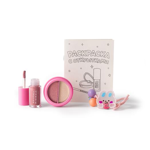 Мини-набор детской косметики 05 (тени для век + блеск для губ)