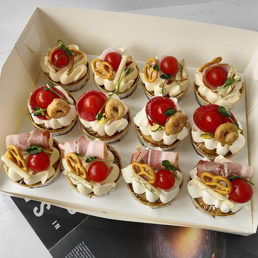 Мясной деликатесный набор СЭТ закусочных кексов