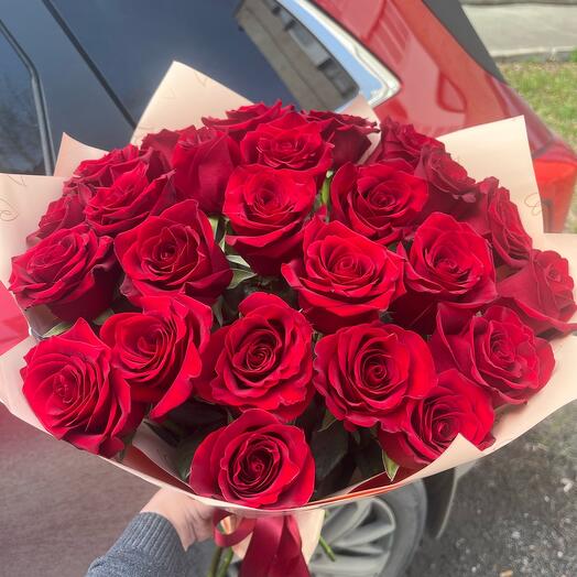 Bouquet of 25 roses