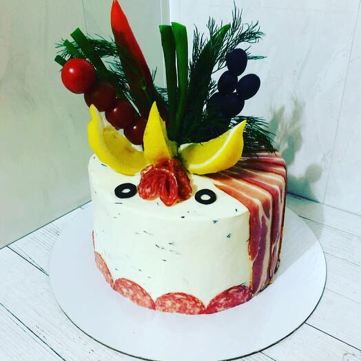 Торт мясной