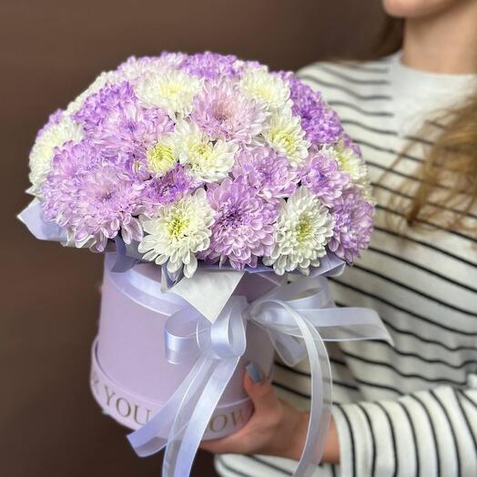Хризантемы в коробке