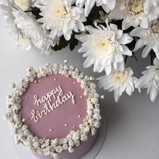 Hurry up 50%off Minicake with beautiful flower