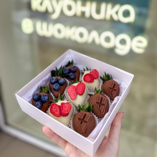 Клубника в шоколаде 9шт