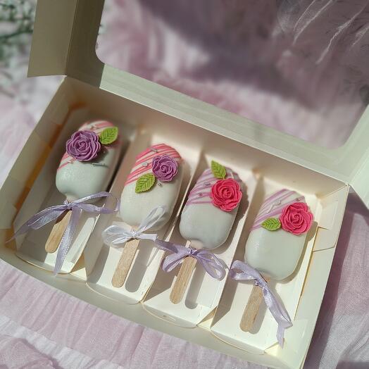 Пирожное эскимо в подарок маме, бабушке, сестре,подруге