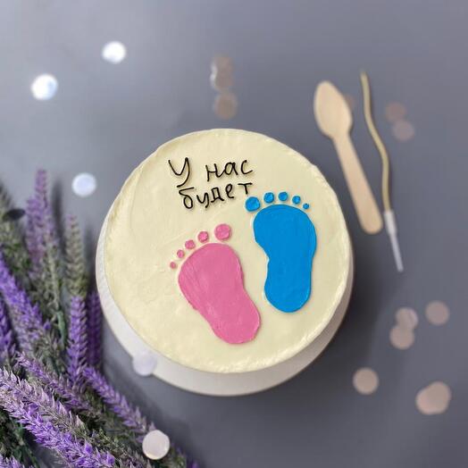 🎂Подарочный Бенто Торт на Гендер пати🎂