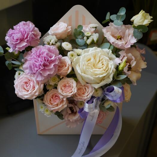 Flowers in an envelope