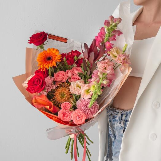 Букет "Закат из окна пентхауса" — Размер M