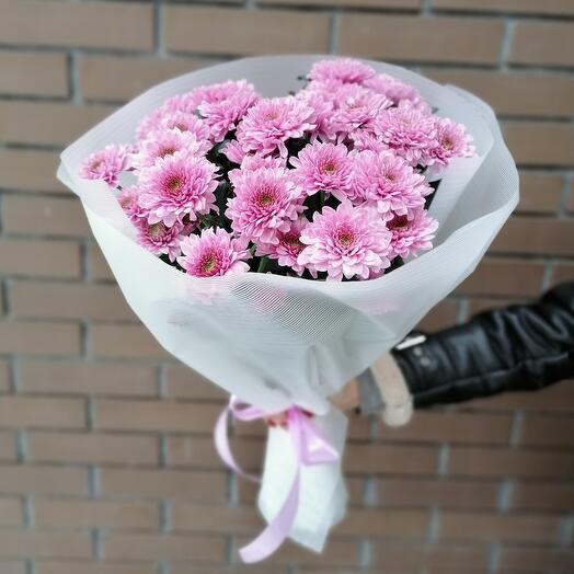 Monobucket made of bush chrysanthemum