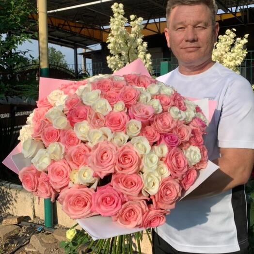101 roses "Tenderness"