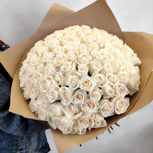 101 white roses in crafting
