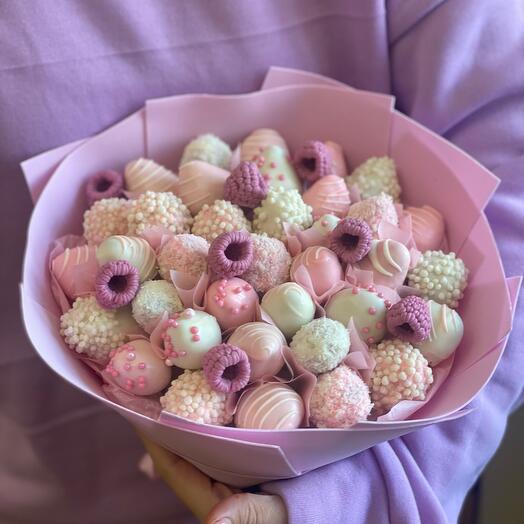 Букет из клубники в шоколаде 💗💗