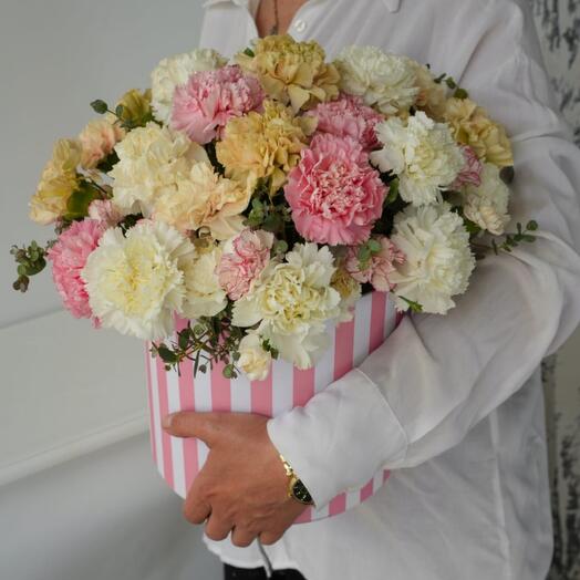 Box of dianthus