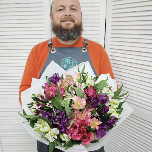 Букет альстромерий🌸