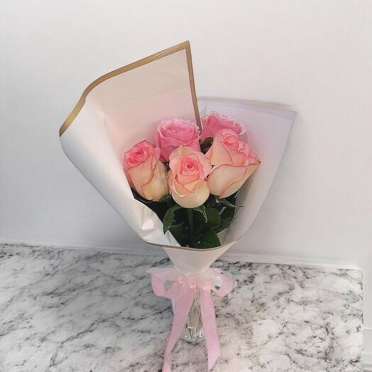 Pink Roses Bouquet