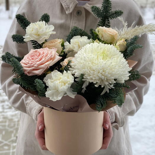 Цветы в коробке 4