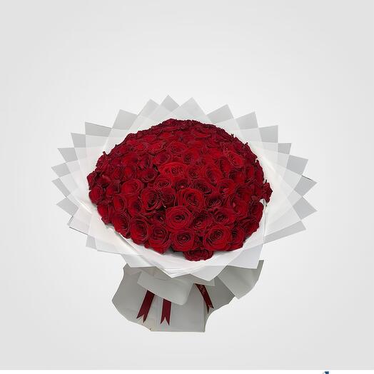 101 Red Roses Bouquet-WVD
