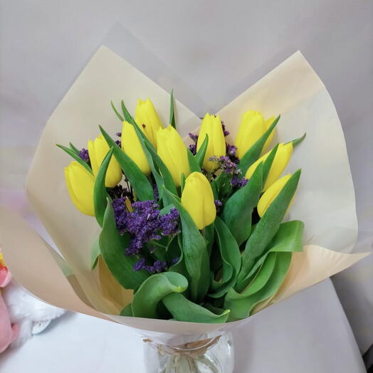 Ramo tulipanes amarillo