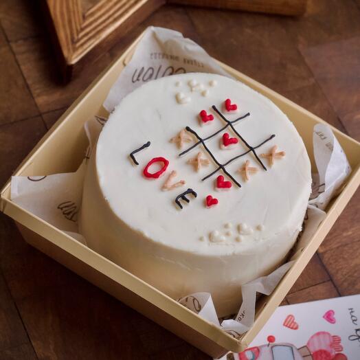 Бенто торт (vegan) LOVE для влюбленных