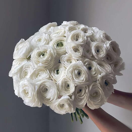 Bouquet of White Ranunculus