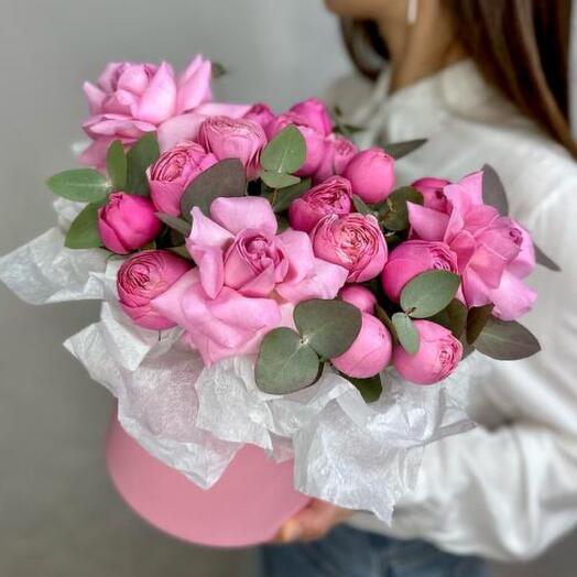 Композиция| из Silva Pink и роз