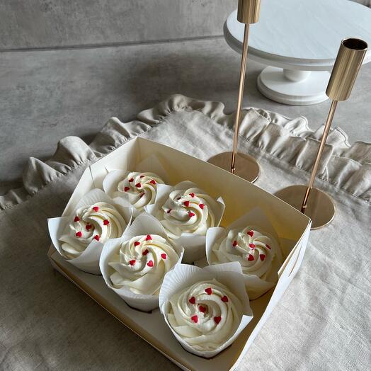 Капкейки сердечки