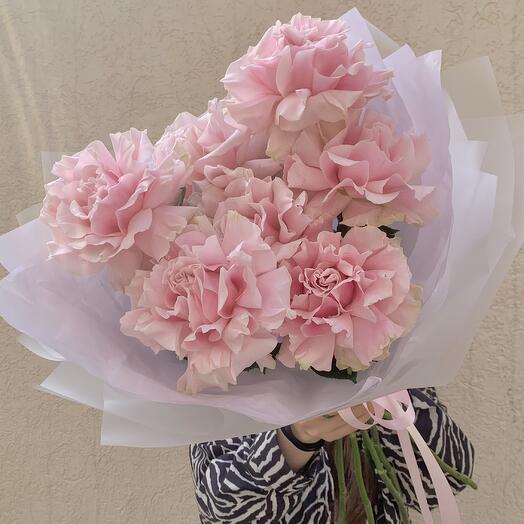 🌸🤍 Нежный букет французских роз