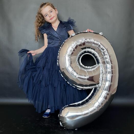 Ball Number 9 Silver