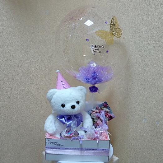 Подарочный набор с медвежонком