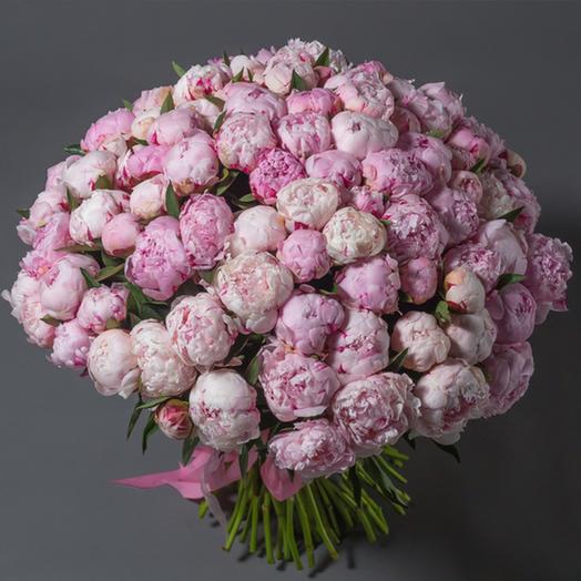 Ramo"101 Peonía Rosa"