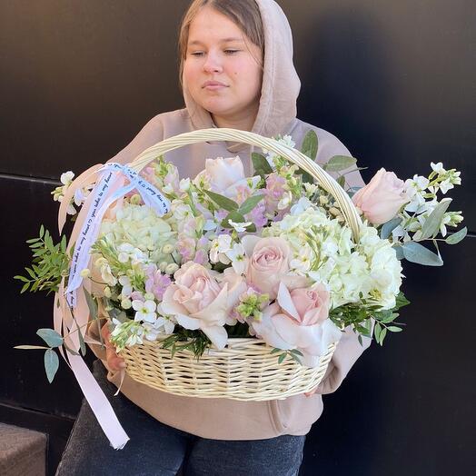 Корзина  нежность