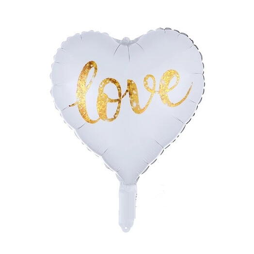 White Love Balloon