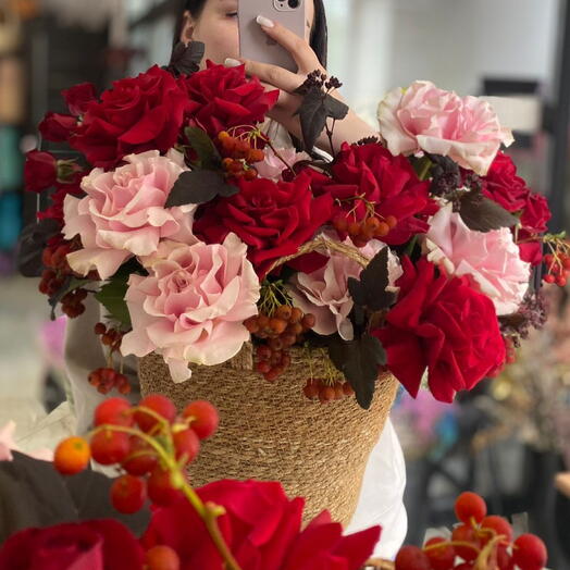 Цветы в коробке