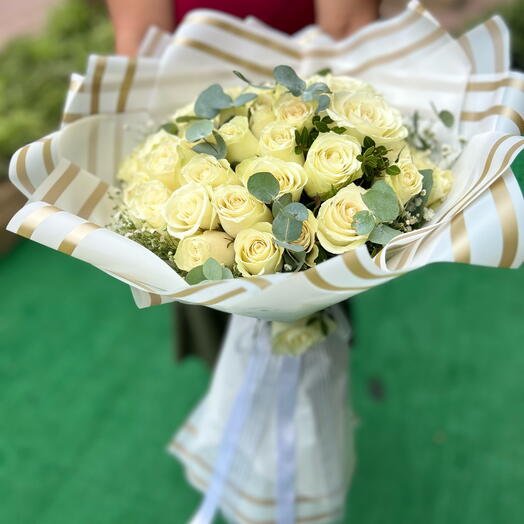 White Rose Bouquet