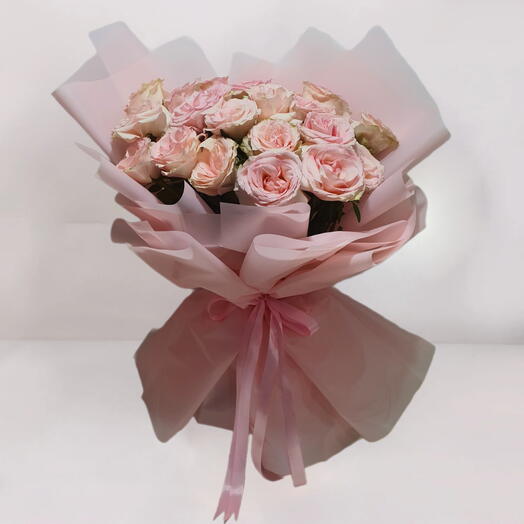 25 Pink Roses Bouquet