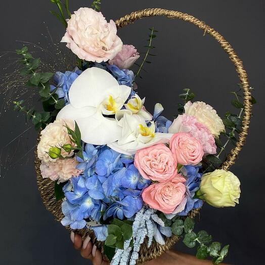 Корзина с цветами