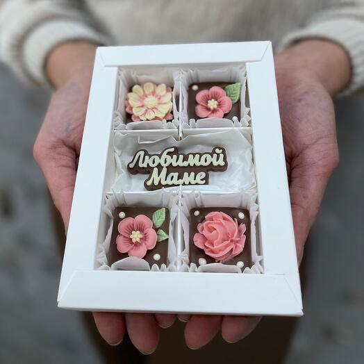 Set de regalo de chocolate belga hecho a mano